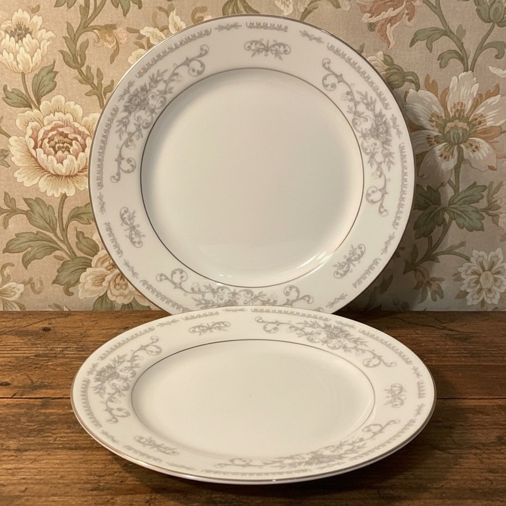 Fine Porcelain China of Japan Diane Bread & Butter Plates, Set of 2, Dinnerware